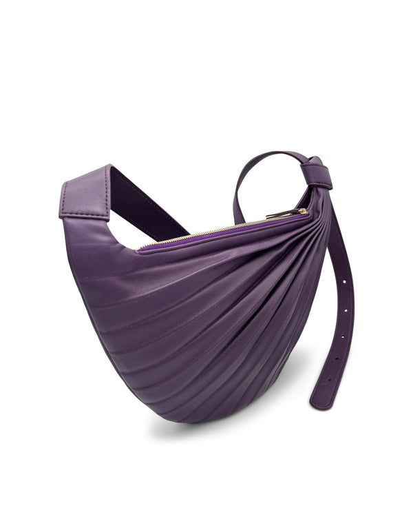 Chiaroscuro Hammock Sling Bag Deep Purple - Sabrina Zeng