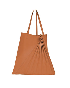 Chiaroscuro Weekend Tote in Caramel Lambskin - Sabrina Zeng