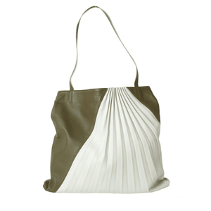 Chiaroscuro Weekend Tote Olive/Off White
