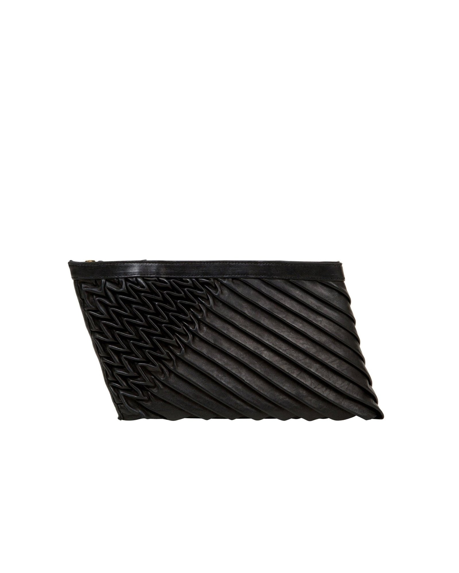 Serendipity Clutch in Black Lambskin- Sabrina Zeng