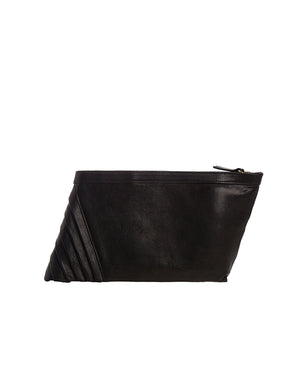 Serendipity Clutch in Black Lambskin- Sabrina Zeng