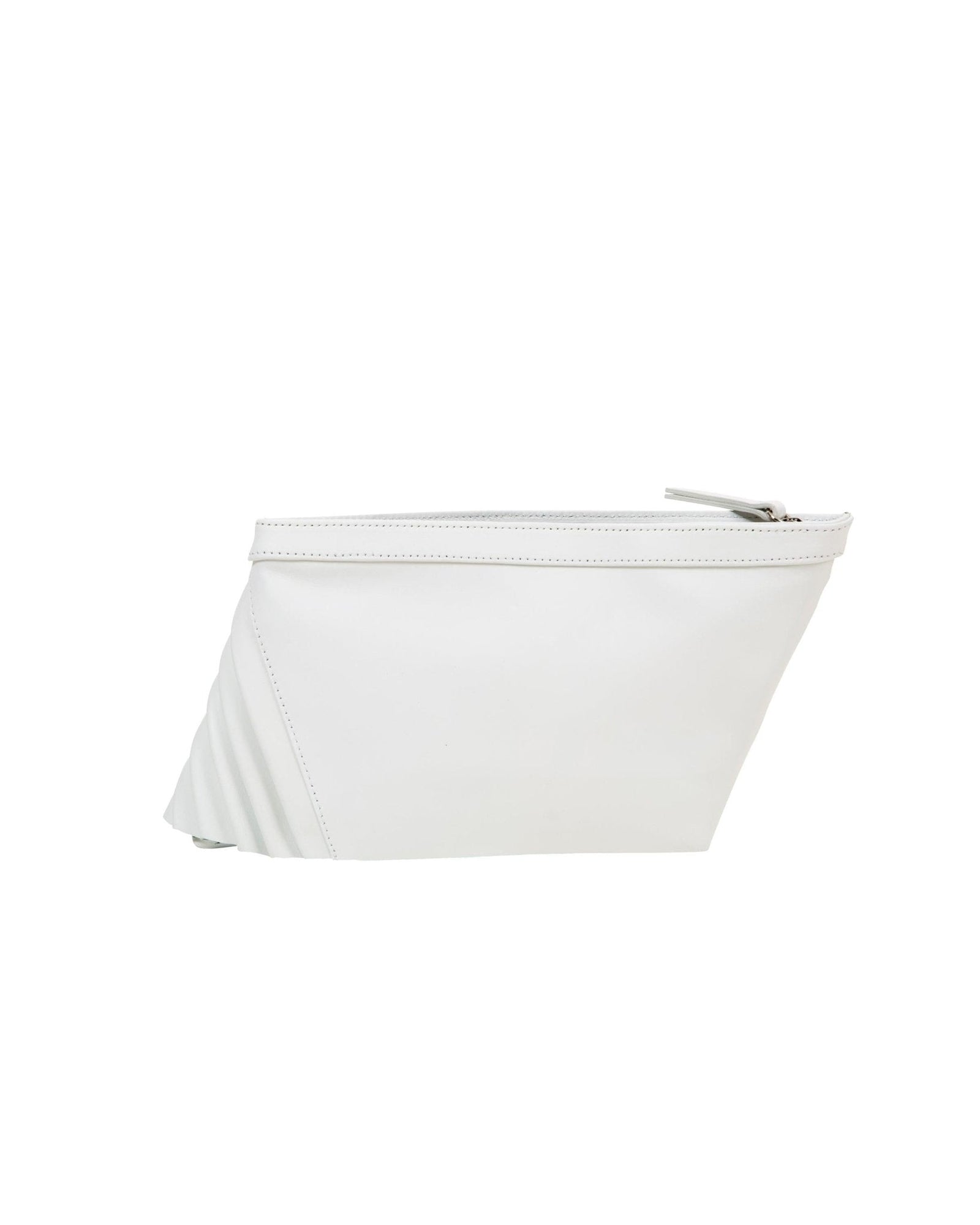 Serendipity Clutch in White calfskin- Sabrina Zeng