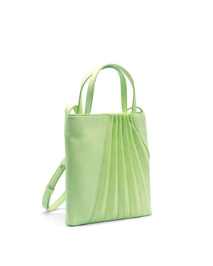Chiaroscuro Mini Tote bag in Pistachio green Lambskin - Sabrina Zeng