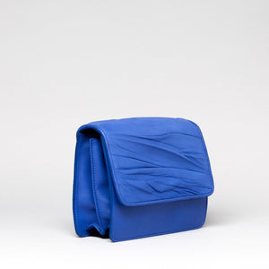 Freedom Crossbody Bag in blue Lambskin - Sabrina Zeng